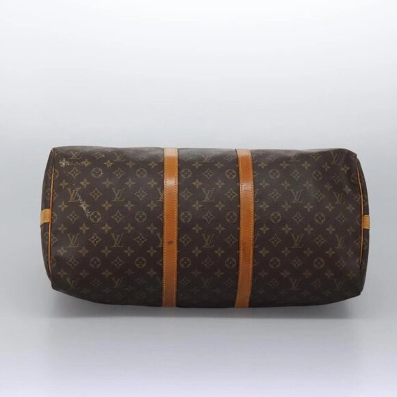 LOUIS VUITTON Monogram Keepall Bandouliere 55 Boston Bag M41414 LV Auth 108318 - Picture 5 of 15